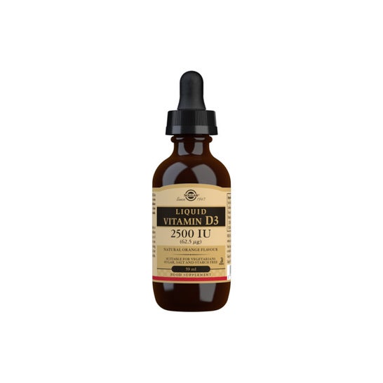 Solgar Vitamina D3 Líquida 2500 UI 62,5 mcg 59 ml