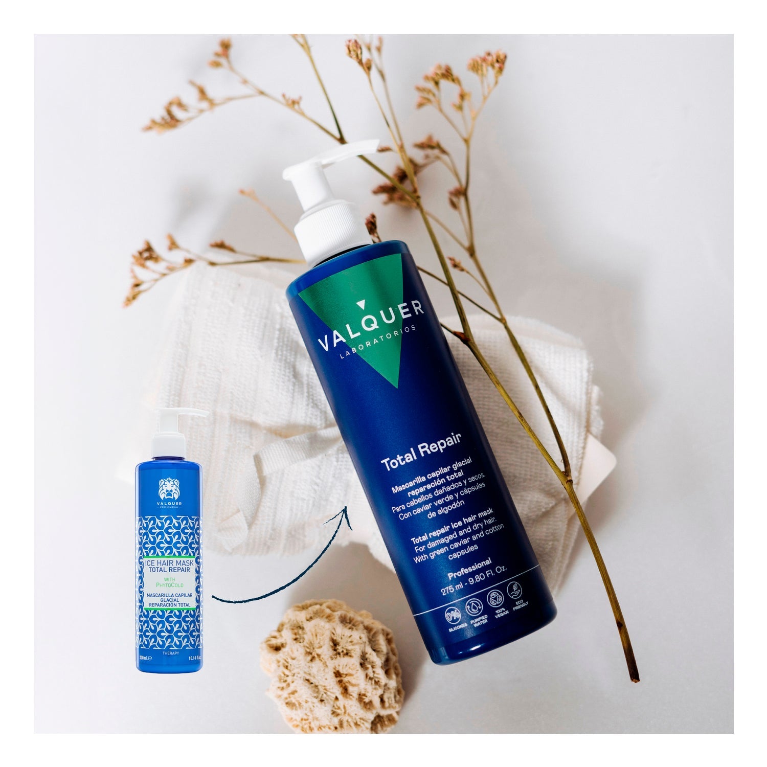 Valquer Mascarilla Capilar Glacial Reparación Total 275ml