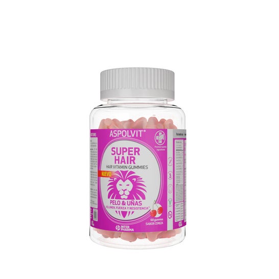 Aspolvit Super Hair gummies 60 uds