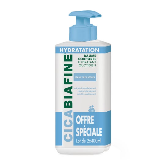 Biafine Cicabiafine Bálsamo Corporal Hidratante Antisequedad 2 X400 ml