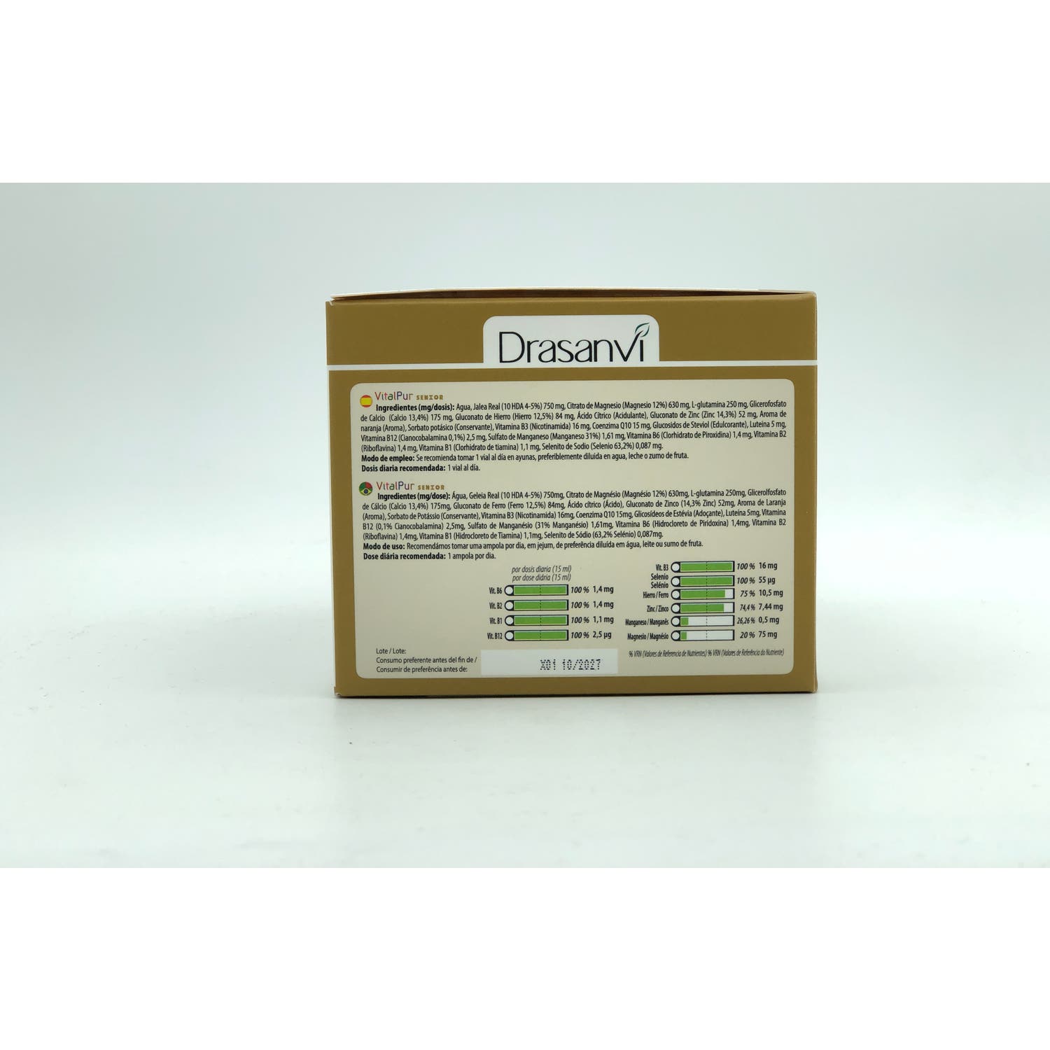 Drasanvi Vitalpur Senior Jalea Real 750mg 20x15ml