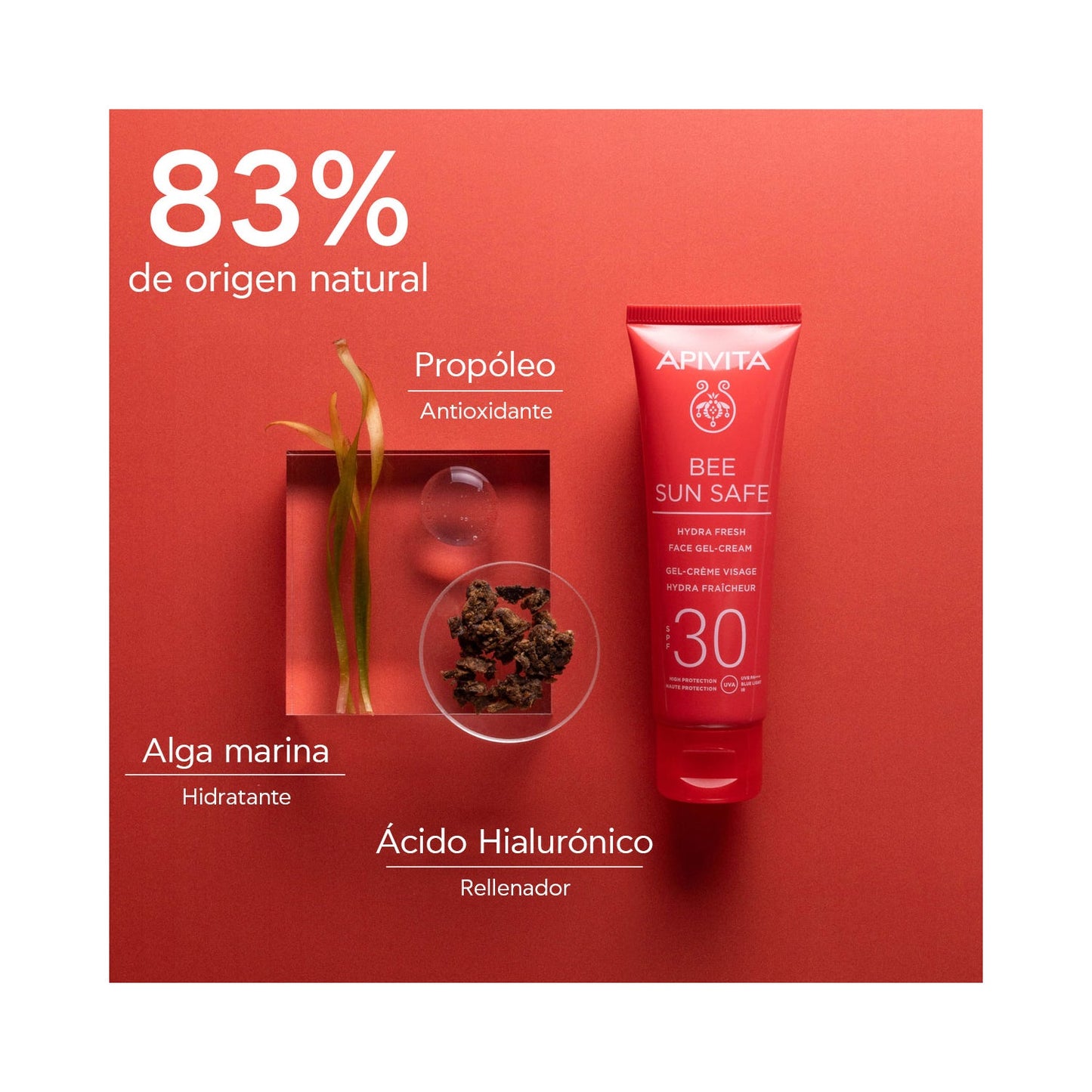 Apivita Bee Sun Safe Hydra Fresh Gel-Crema Facial SPF30 50 ml