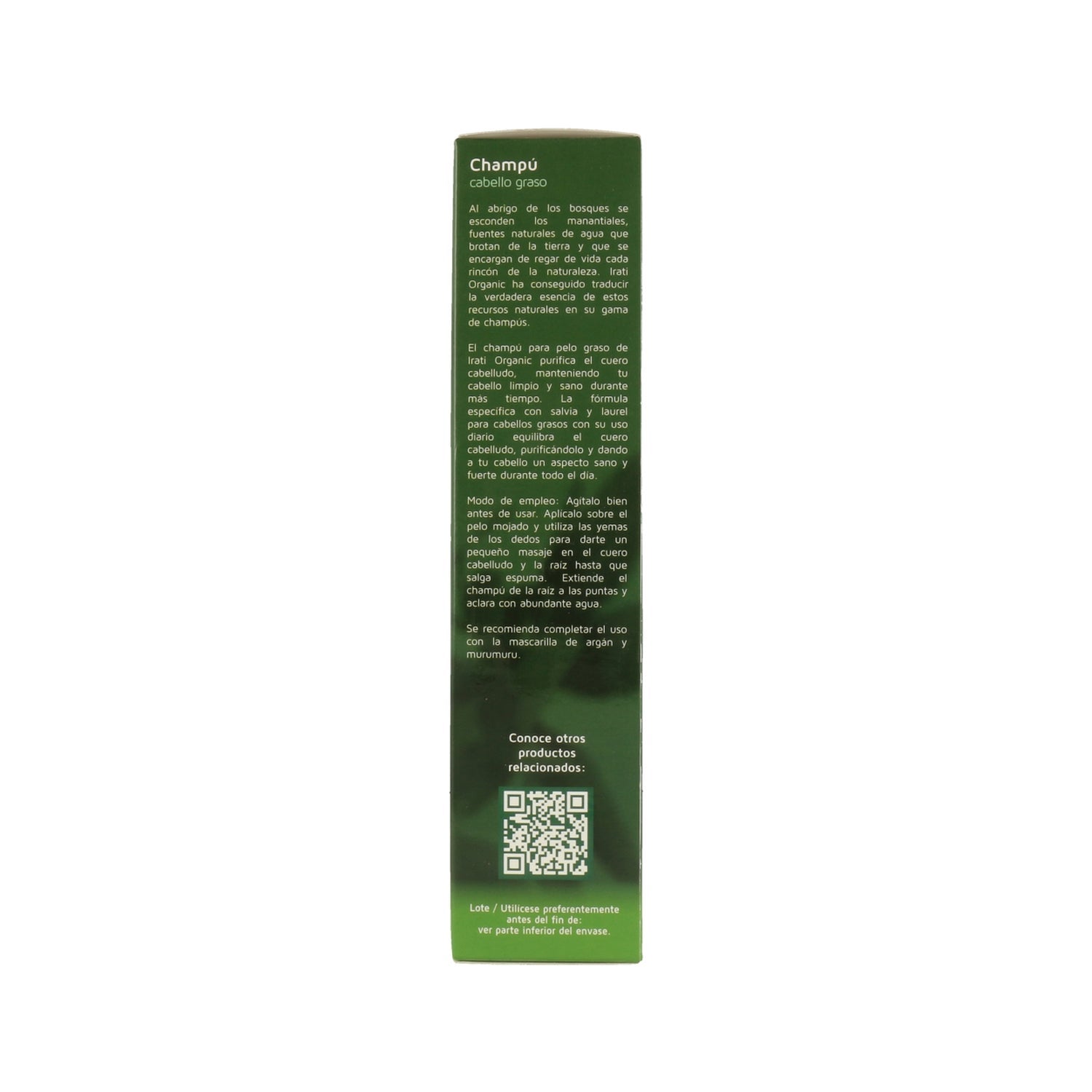 Irati Organic Champú Cabello Graso BIO 250ml