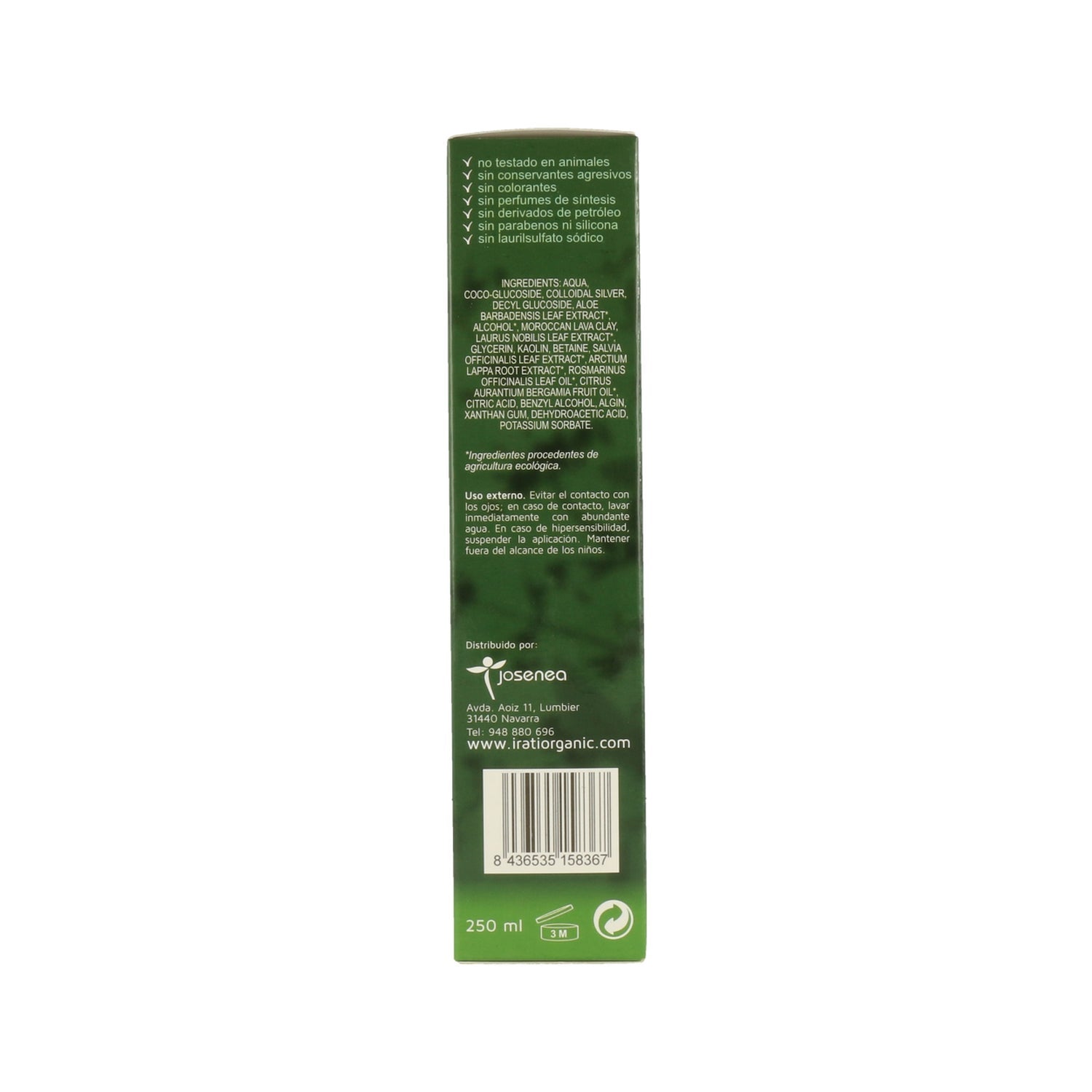 Irati Organic Champú Cabello Graso BIO 250ml