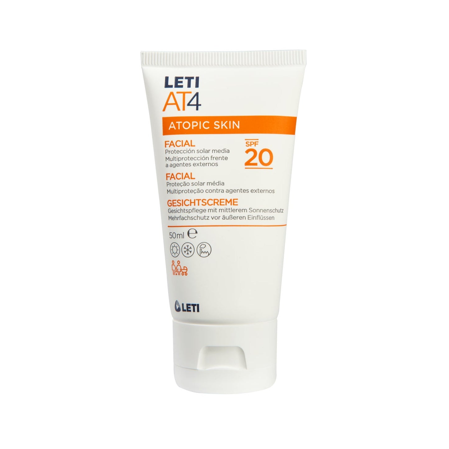 LetiAT4 Crema Facial SPF20 50ml