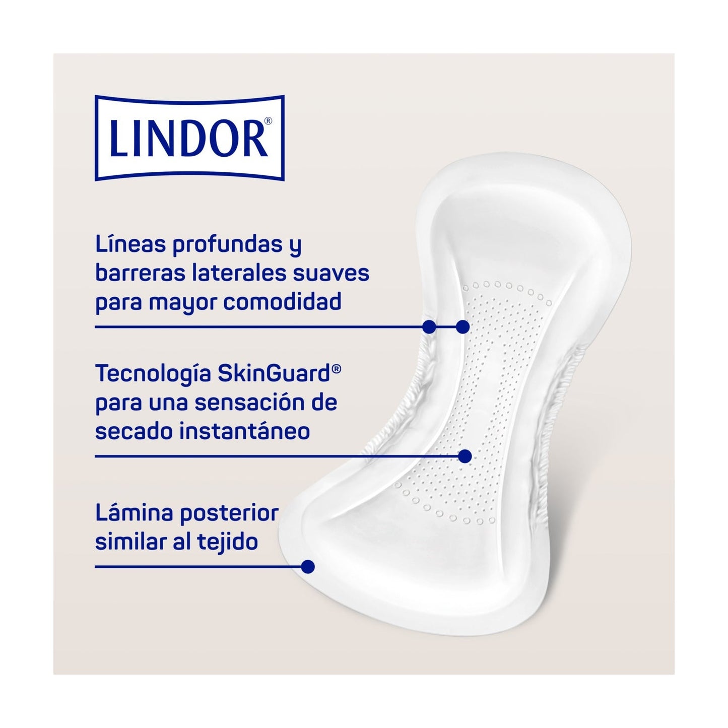 Lindor Lady Pad Compresas Normales 12uds