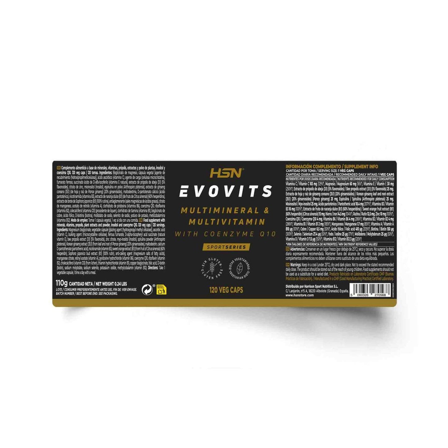 HSN Evovits Multivitamínico 120vcaps