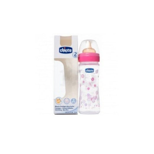 Chicco Biberon Pp T Fisiologico Flujo Regular Rosa 250ml 2m+