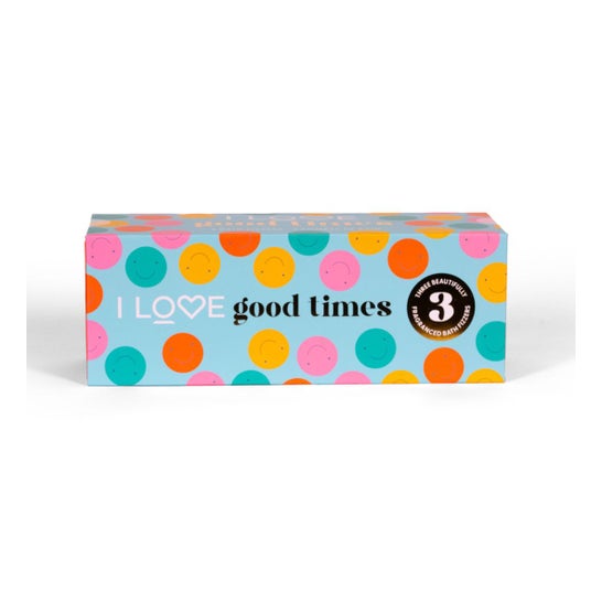 I Love Good Times Set 3 Bombas de Baño