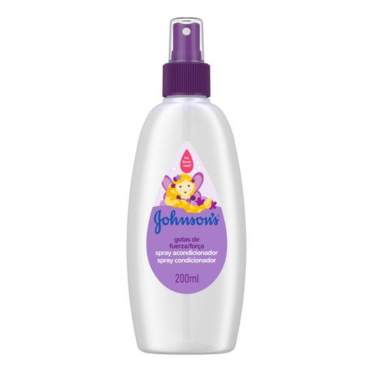 Johnson's Spray Acondicionador Gotas de Fuerza 200 ml