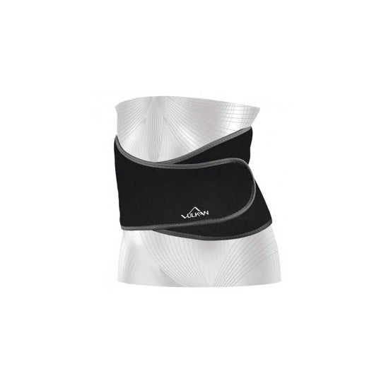 Vulkan Faja Lumbar sin Varillas 5mm Clásica Negro T U 1ud