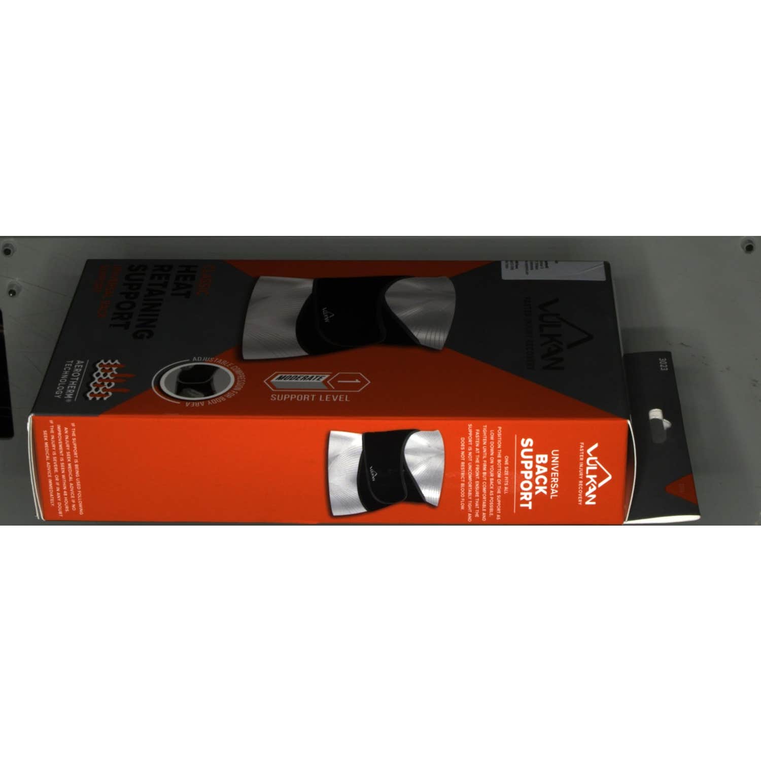 Vulkan Faja Lumbar sin Varillas 5mm Clásica Negro T U 1ud