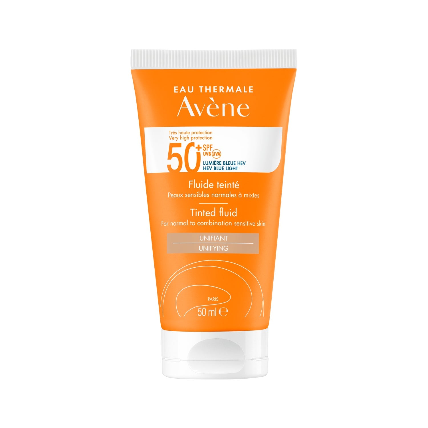 Avène Solar Fluido Color Unificante SPF50+ 50ml