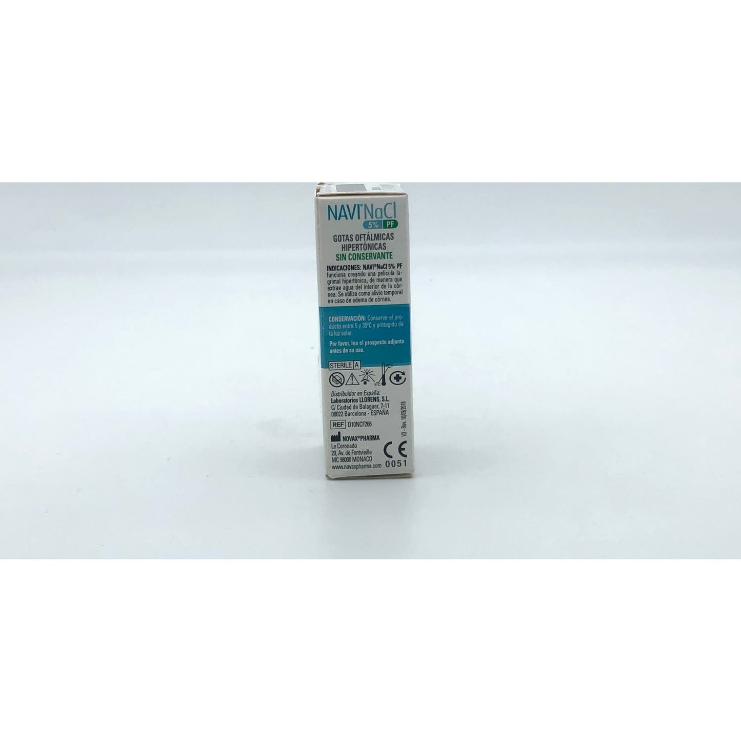 Navi NaCl 5% PF Solución Oftálmica 10ml