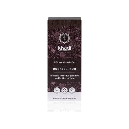 Khadi Herbal Castaño Oscuro 100g