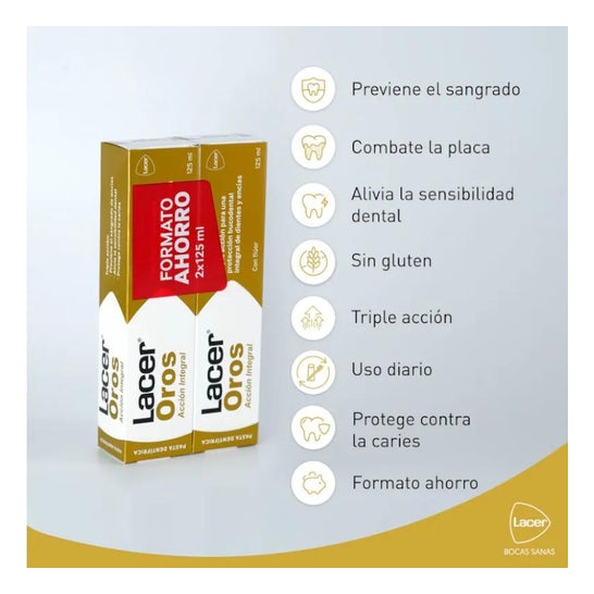 Lacer LacerOros Acción Integral Pasta Dentífrica 125ml