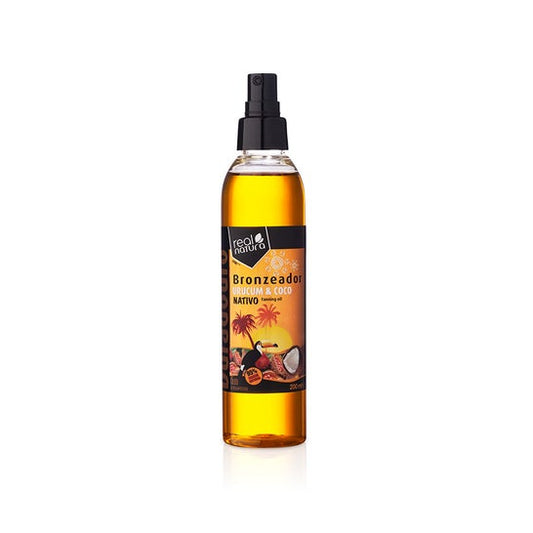 Real Natura Aceite Bronceador Achiote & Coco 200ml
