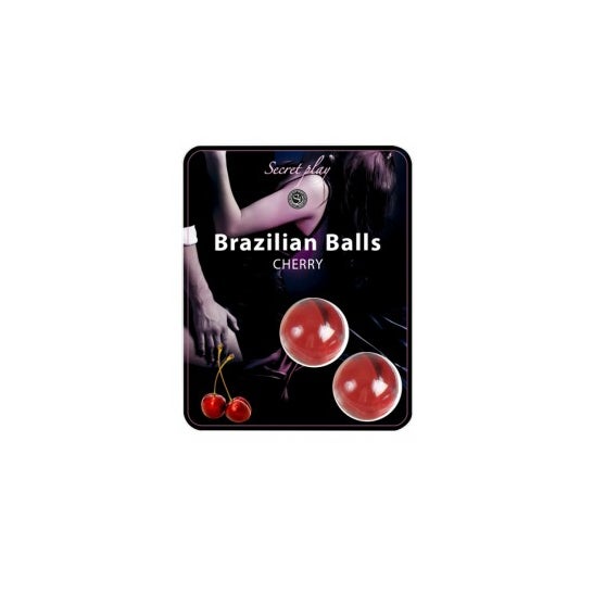 Secret Play Set 2 Brazilian Balls Aroma Cereza 8gr