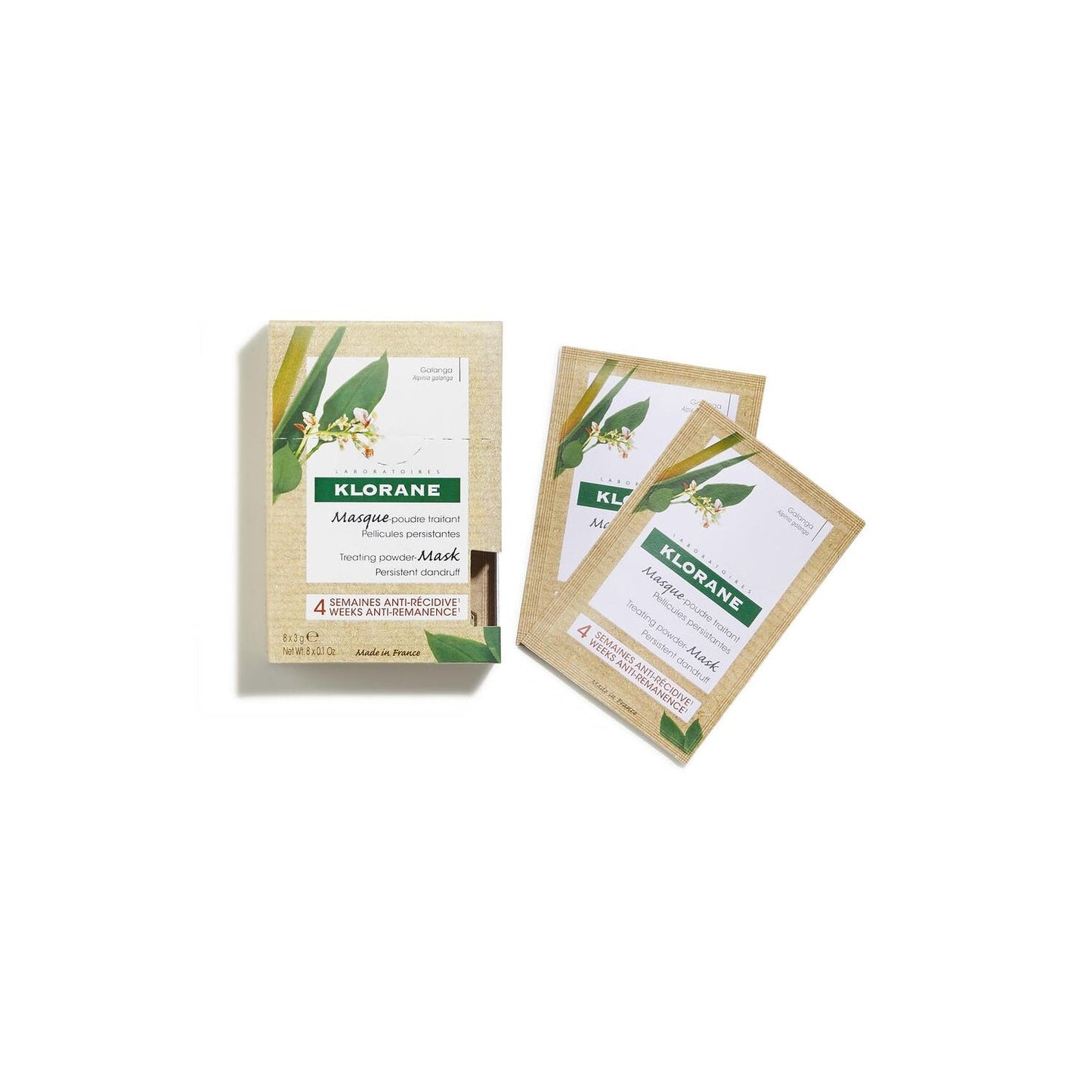 Klorane Mascarilla en Polvo Tratante a la Galanga 8 sobres x 3g