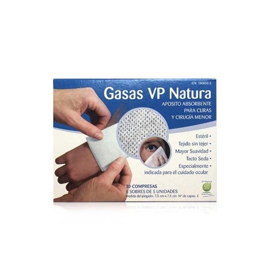 Vp Natura Gasa Esteril Tejido Sin Tejer 10x20 cm