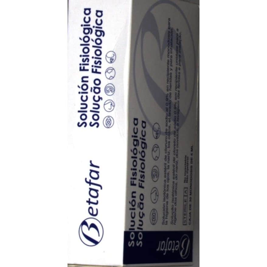 Betafar suero fisiológico estéril 30uds