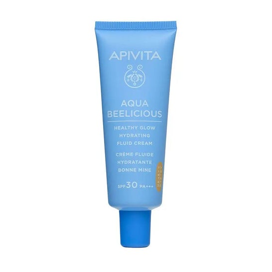 Apivita Aqua Beelicious Crema Fluida Iluminadora Hidratante SPF30 Color 40ml