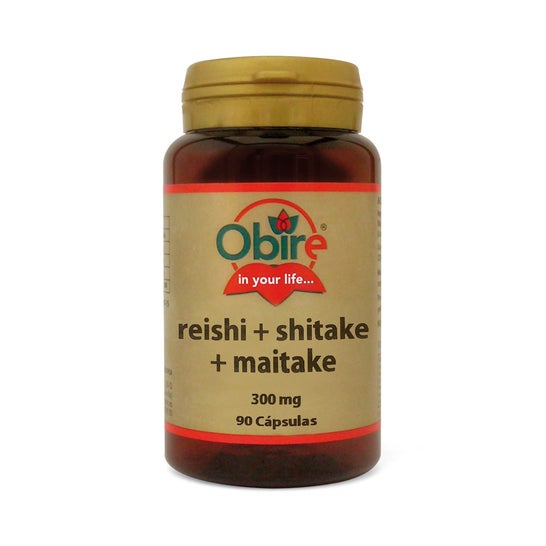 Obire Reishi Shitake Maitake 300 mg 90 caps