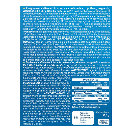 Epaplus Sleepcare Sueño Direct Melatonina con Triptófano 60 comprimidos