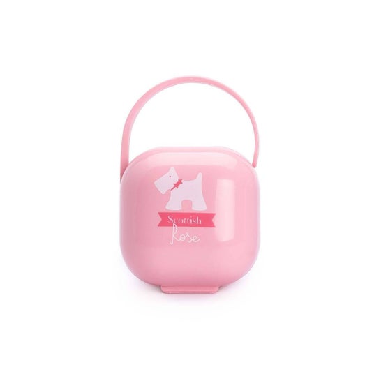 Suavinex Portachupetes Scottish Rosa 1 ud