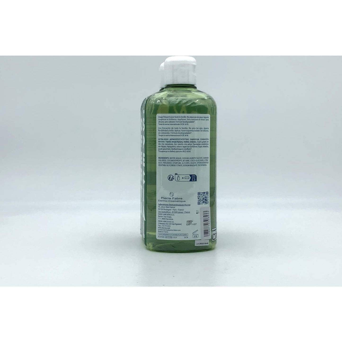 Ducray Equilibrante Champú Dermoprotector 2x400ml