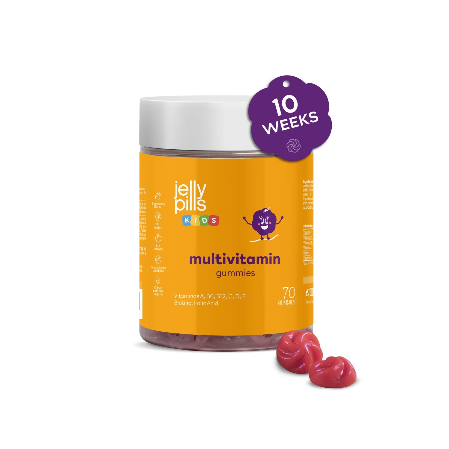 Jelly Pills® Kids Multivitamin Gummies 70uds