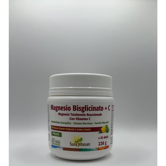 Sura Vitasan Magnesio Bisglicinato + Vitamina C 226 g