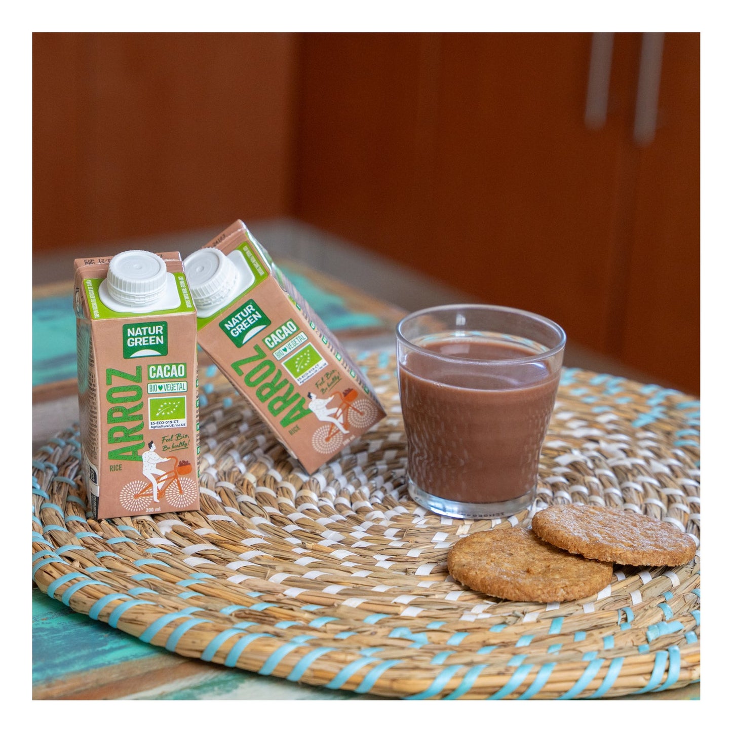 Naturgreen Bebida Ecológica de Arroz y Cacao 200 ml