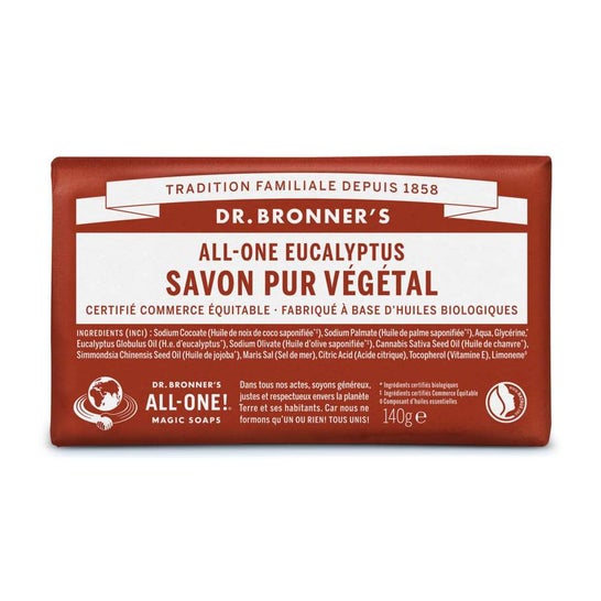 Dr. Bronner's Jabón Eucalipto 140g