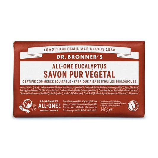 Dr. Bronner's Jabón Eucalipto 140g