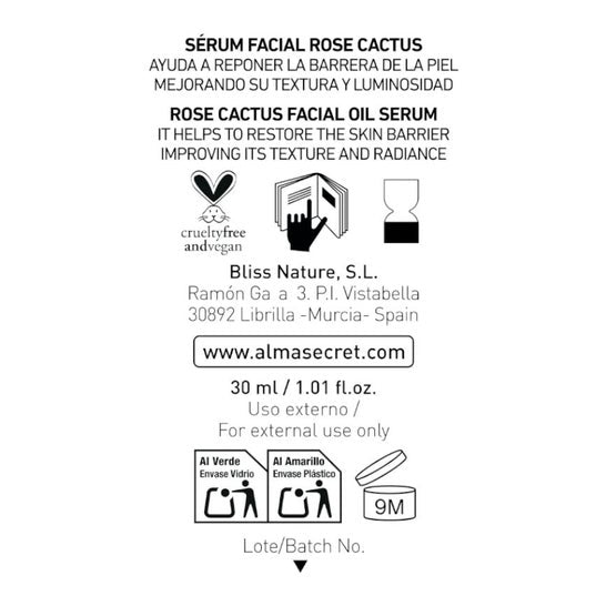 Alma Secret Sérum Facial Rose Cactus 30ml