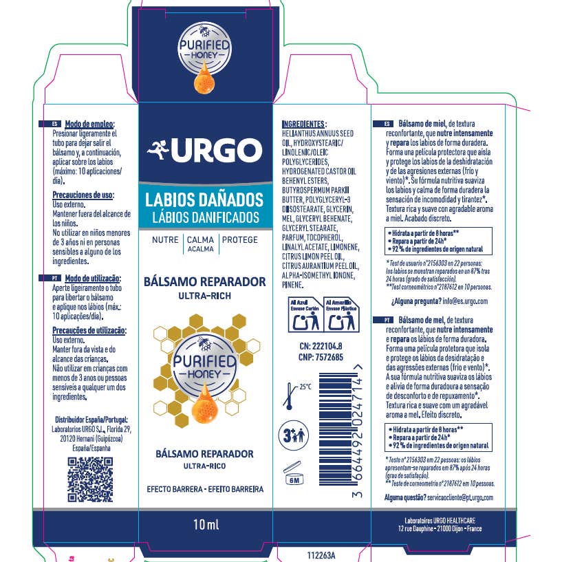 Urgo Labios Dañados Bálsamo Reparador 10 ml