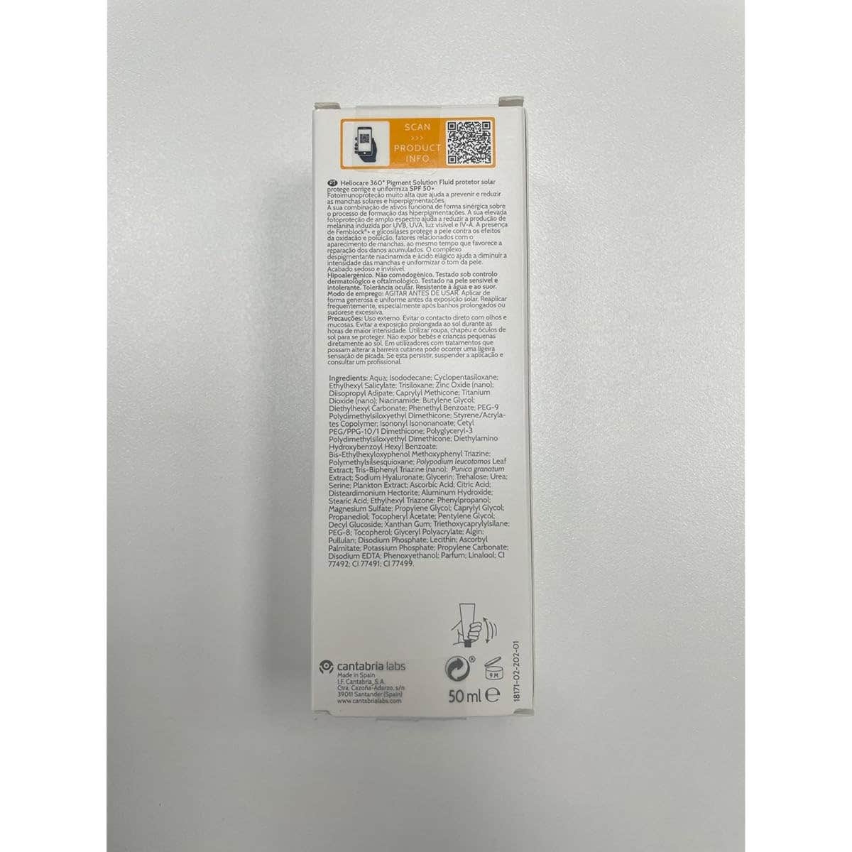 Heliocare 360º Pigment Solution Fluid Protector Solar SPF50+ 50ml