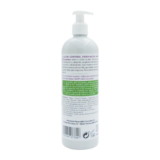 Happy Bio Cosmetics Locion Corporal Hidra Natur Acai Aloe 450ml