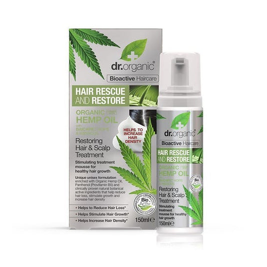Dr.Organic Hemp Haircare Mousse Hair 150 ml