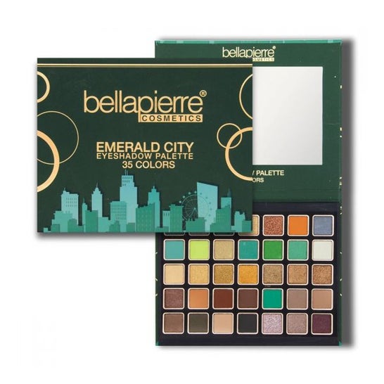 Bellapierre Cosmetics Paleta 35 Sombras Emerald City 38 g