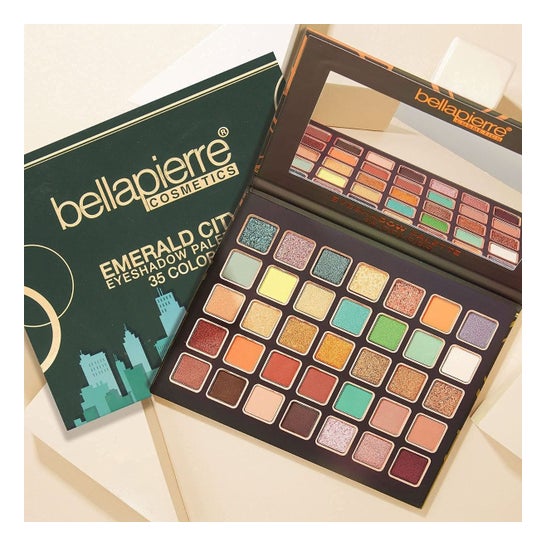 Bellapierre Cosmetics Paleta 35 Sombras Emerald City 38 g