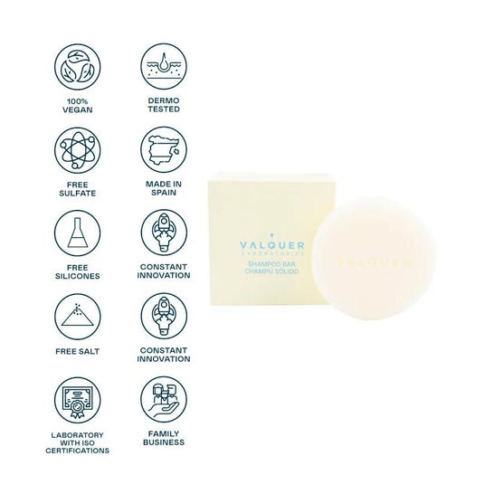 Valquer Pure Champú Sólido Cabello Graso 50g