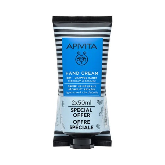 Apivita Crema Manos Hierba de San Juan 2x50ml