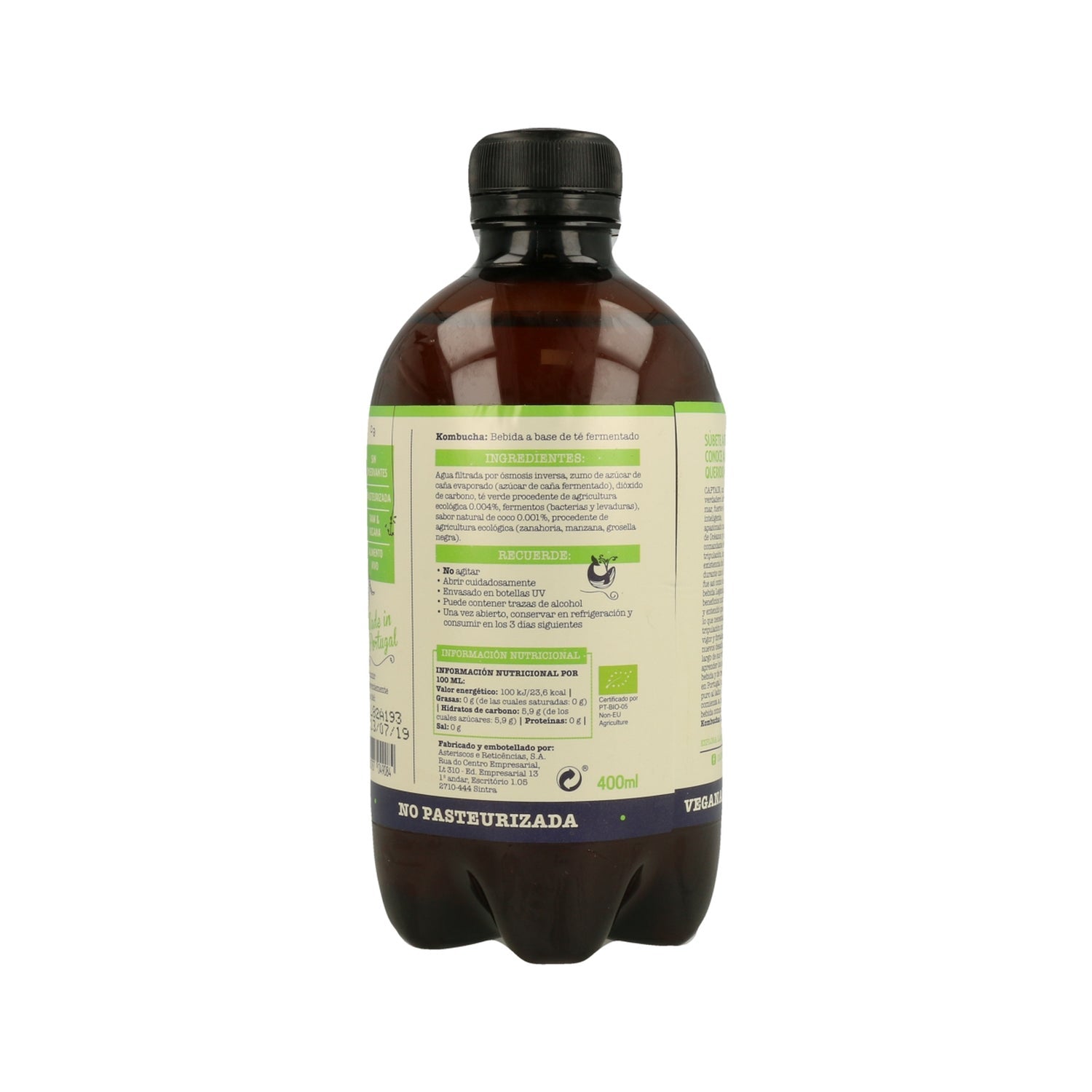 Kombucha Coco Bio 400 ml Captain Kombuch