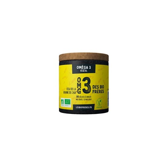 Les Bio Frères Omg 3 Bio 80 Perlas