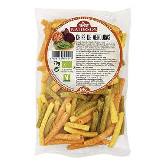 Natursoy Chips de Verduras 70 g