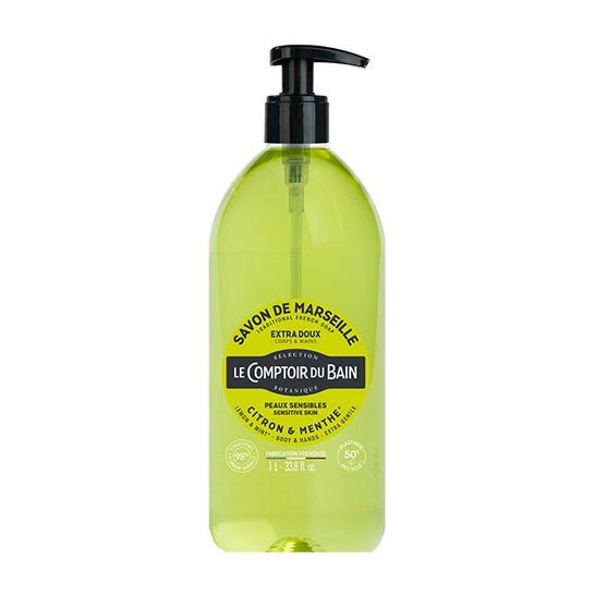 Le Comptoir du Bain Jabón Marsella Limón Menta 1000 ml