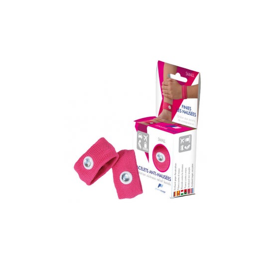 Pharmavoyage Pulseras Anti-Náuseas Rosa Small