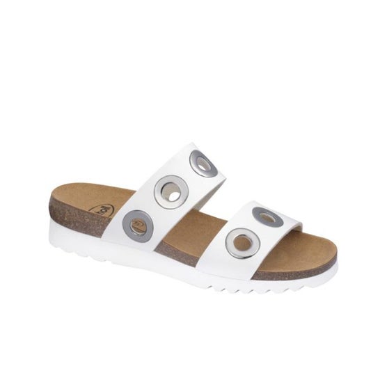 Scholl Sandalia Lara Blanco Talla 42 1 Par